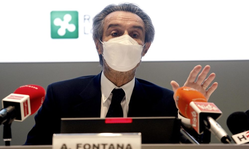 Fontana, da domenica Lombardia sarà in zona gialla
