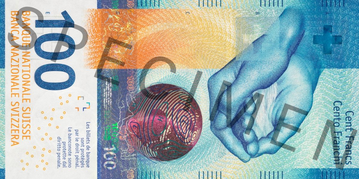 Ecco la nuova banconota da 100 franchi