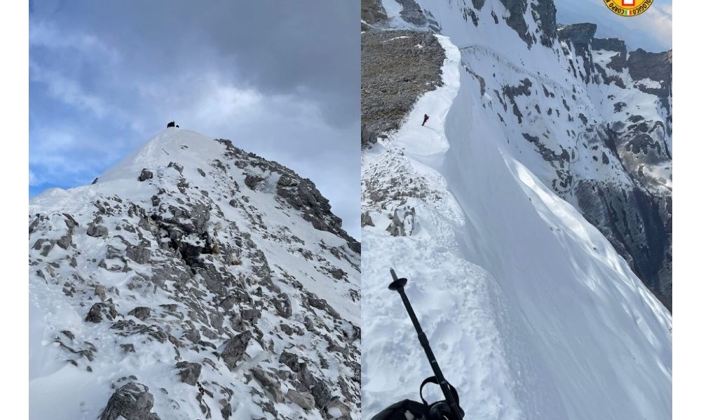Ghiaccio e vento, alpinisti salvati con elicotteri su Apuane