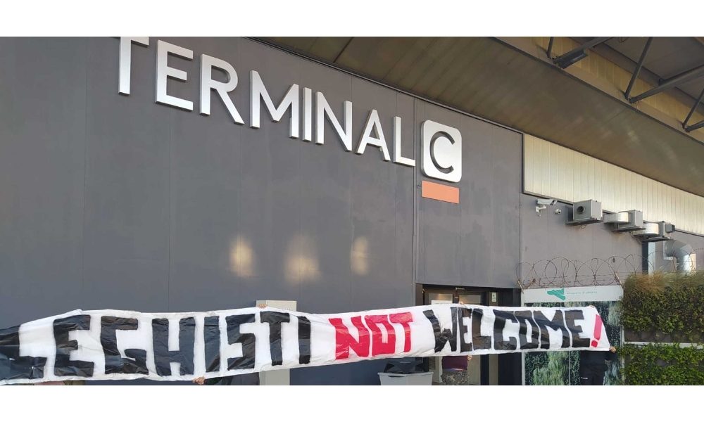 Gregoretti: striscioni all’aeroporto, ‘Leghisti not welcome’