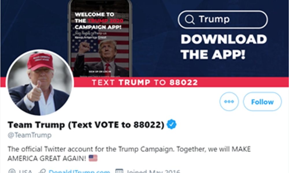 Hacker olandese indovina password e accede a Twitter Trump