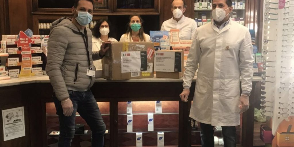 Da Como, al S.Anna e a Milano, test e mascherine donati dalla Cina
