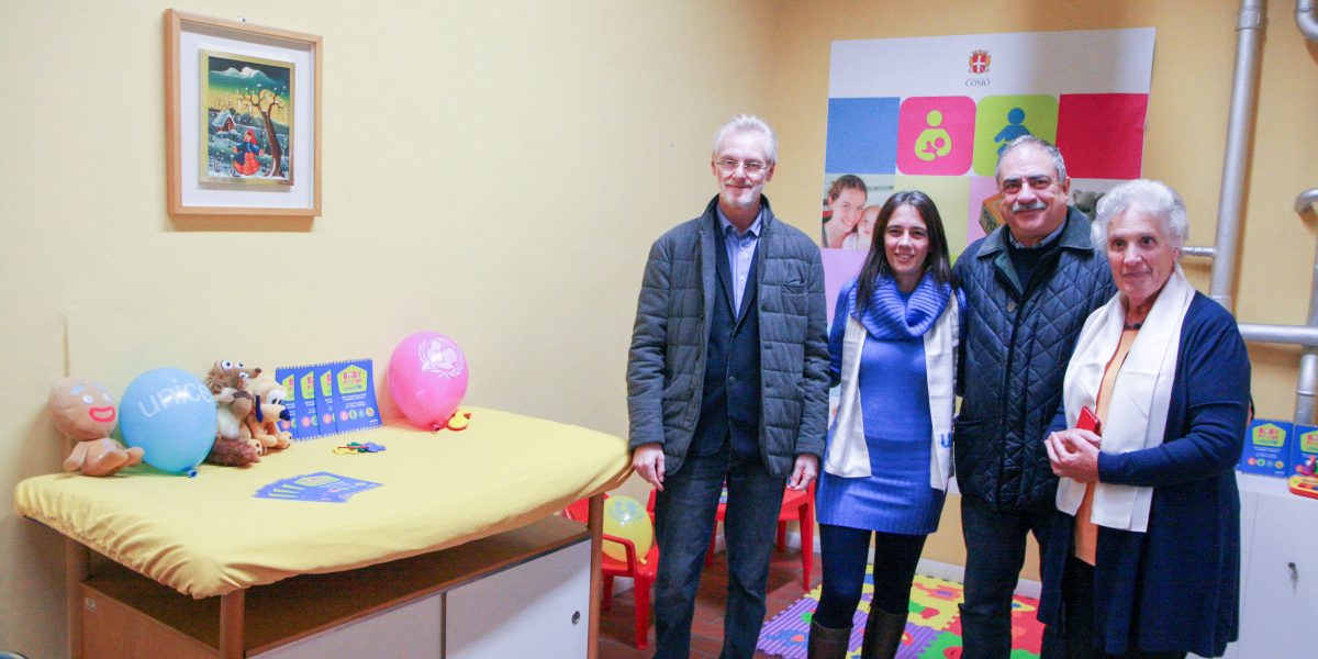 “Baby Pit Stop” a Palazzo Cernezzi, per allattare e cambiare i neonati