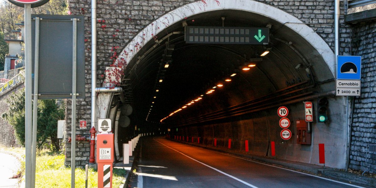 Al via il restyling della galleria di Cernobbio: resterà chiusa per 120 notti