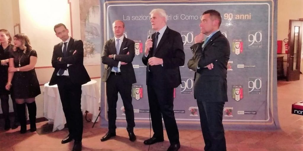 Marcello Nicchi a tutto campo alla festa dei 90 anni dell’Associazione italiana arbitri di Como