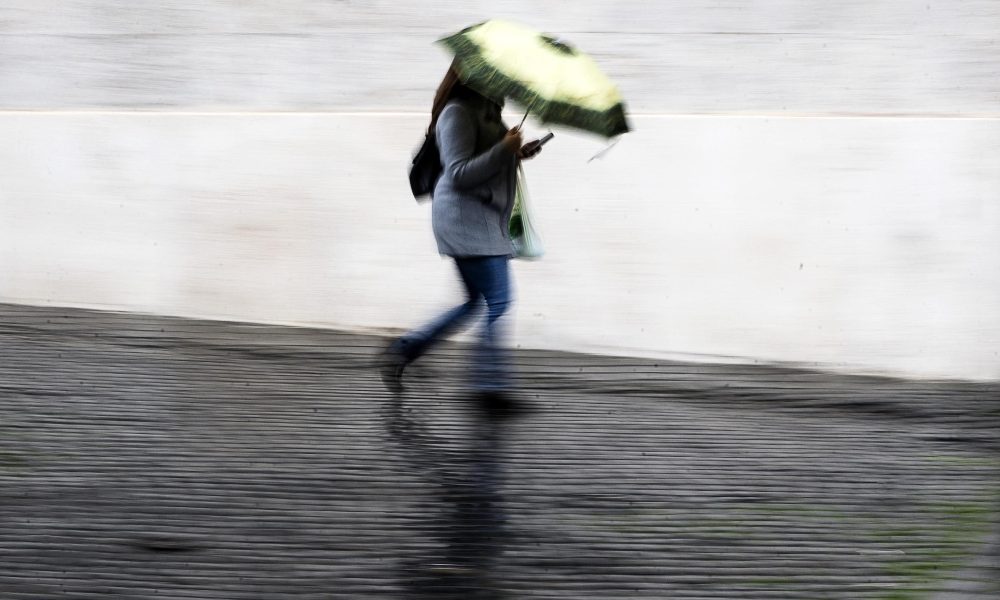 In Toscana codice giallo pioggia e vento