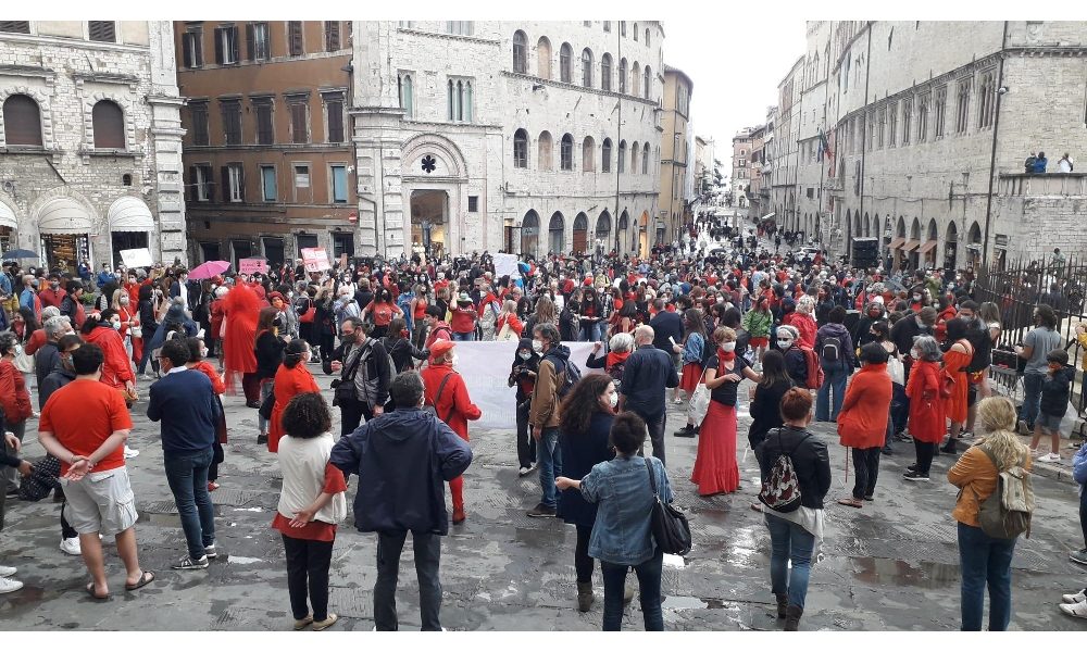 In piazza per “libere scegliere” aborto