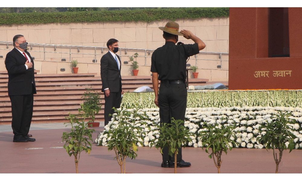 India: Pompeo a Delhi, firmato accordo cooperazione Difesa