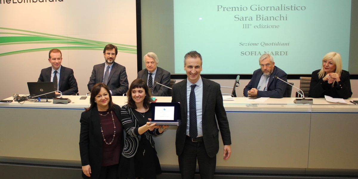 La comasca Elisabetta Invernizzi ha vinto il Premio giornalistico nazionale “Sara Bianchi”