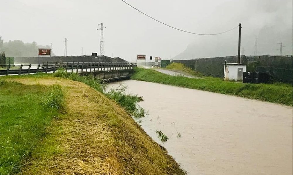 Isarco esondato a Chiusa ed Egna