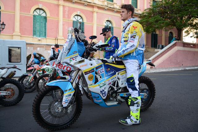 Accordo  con il team Moto Racing Group:  Cerutti prepara la Dakar 2018