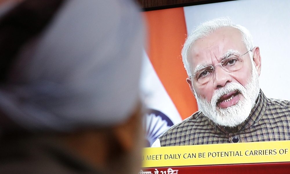 L’India in lockdown totale da stanotte