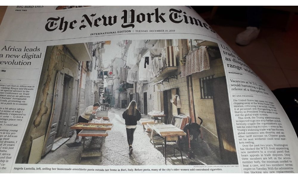 La ‘guerra delle orecchiette’ sul Nyt