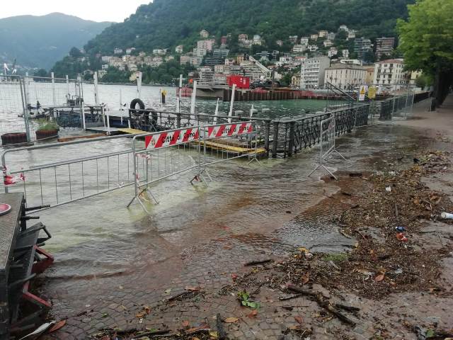 Riaperto completamente il lungolago di Como