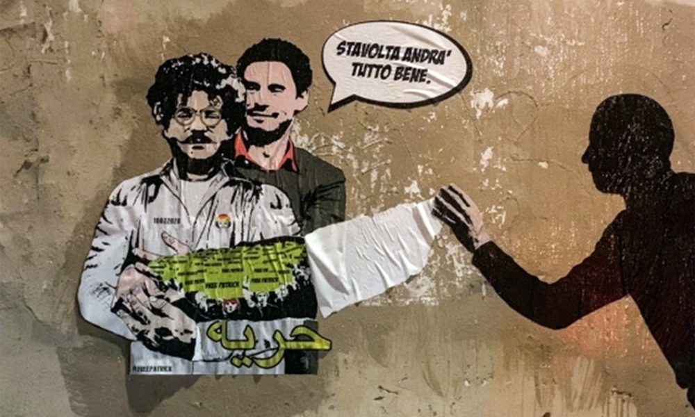 Laika riattacca murales Zaky, non ci ridurranno al silenzio