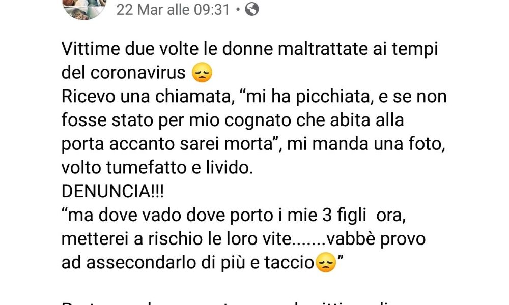 Legale su Fb,cliente picchiata da marito