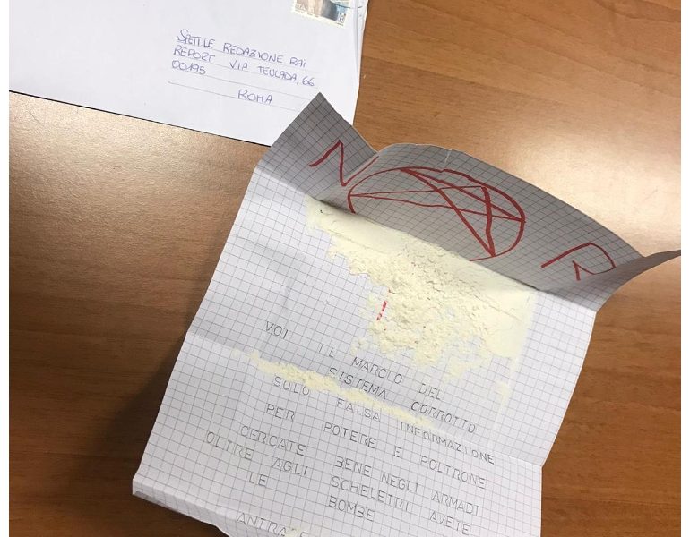 Lettera minacce a Report, Ranucci ‘non ci fermeremo’