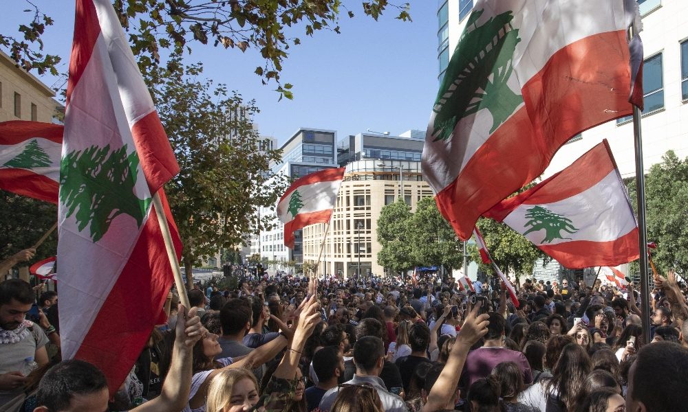 Libano: manifestazione in centro Beirut