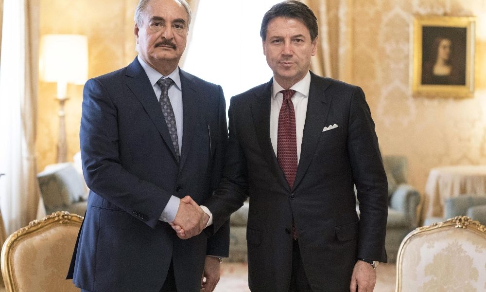 Libia: Haftar a palazzo Chigi