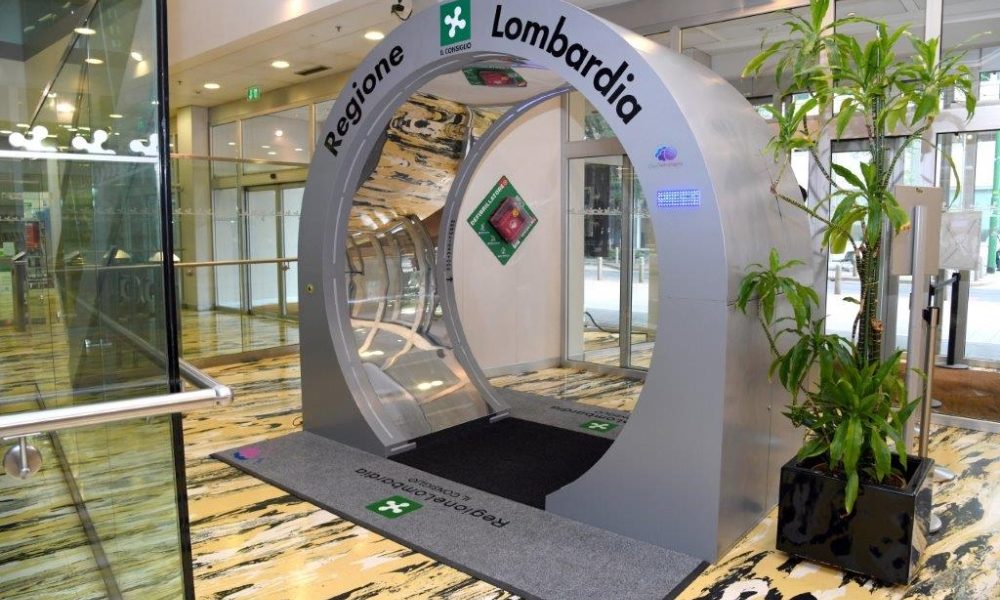 Lombardia,tunnel sanificatore in Regione