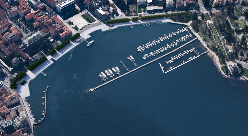 Nuovo lungolago di Como: 31 mesi di lavori e 15 milioni di euro di spesa. Ecco tutti i disegni