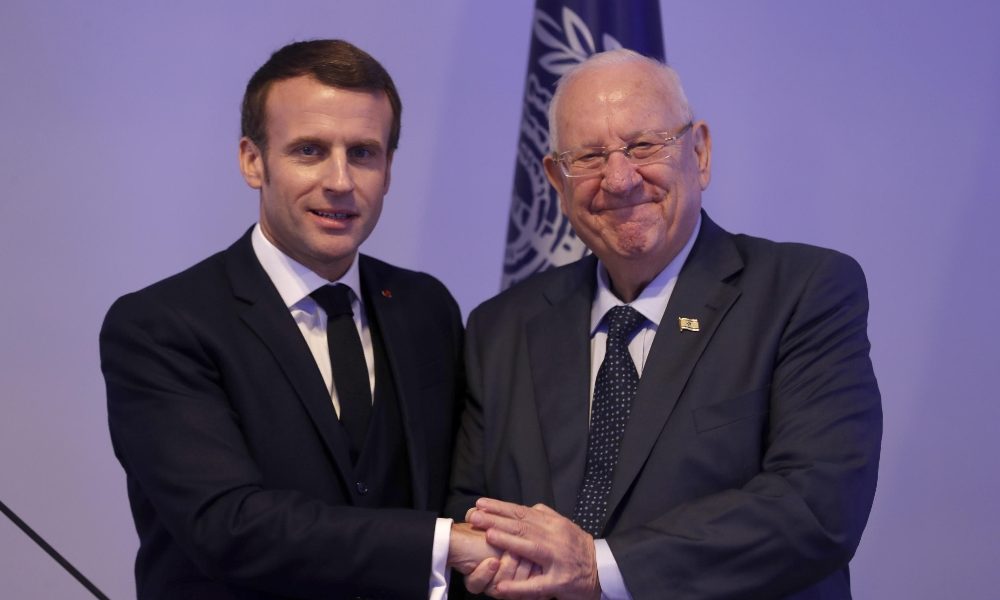 Macron: negare Israele è antisemitismo