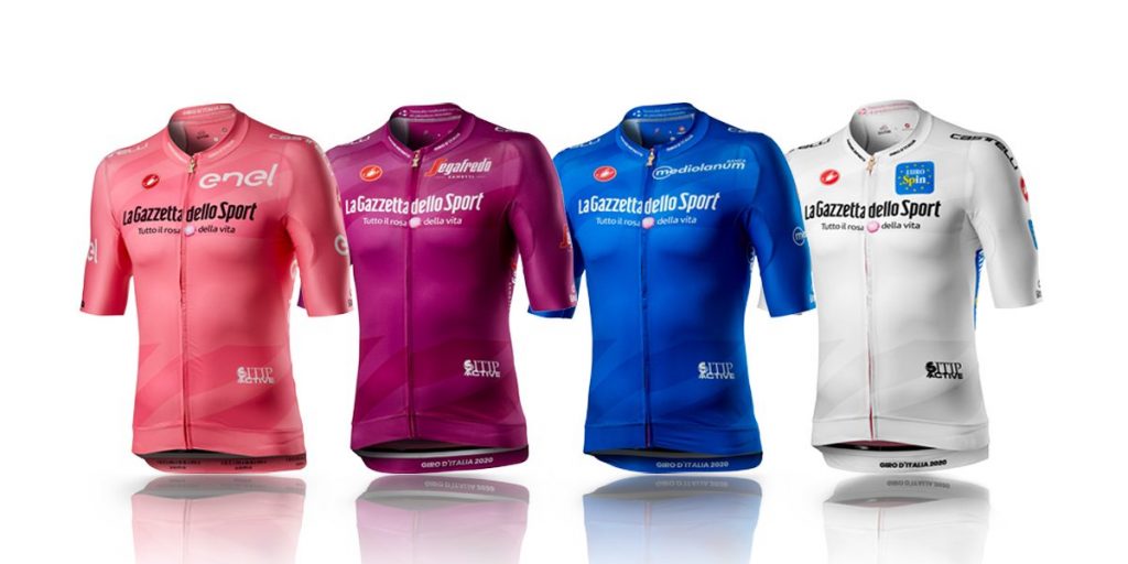 Giro d’Italia, ufficiali le maglie dell’edizione 2020. La corsa sul Lario  venerdì 29 maggio