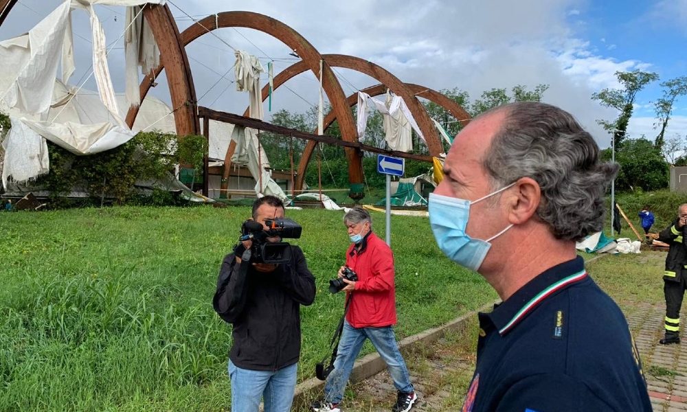 Maltempo: sopralluogo Zaia nel vicentino, danni a 150 case