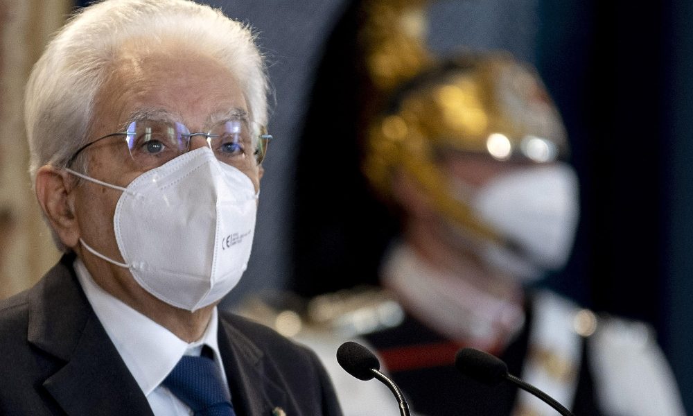 Mattarella in cimitero nel Bresciano