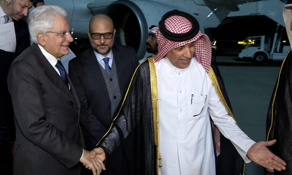 Mattarella incontra emiro del Qatar