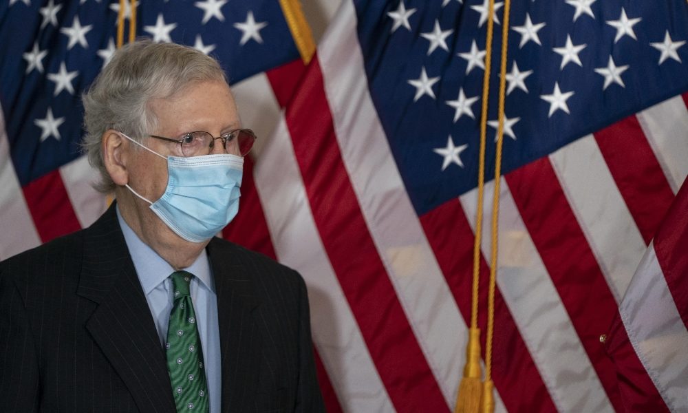 McConnell, evito Casa Bianca, misure anti Covid carenti