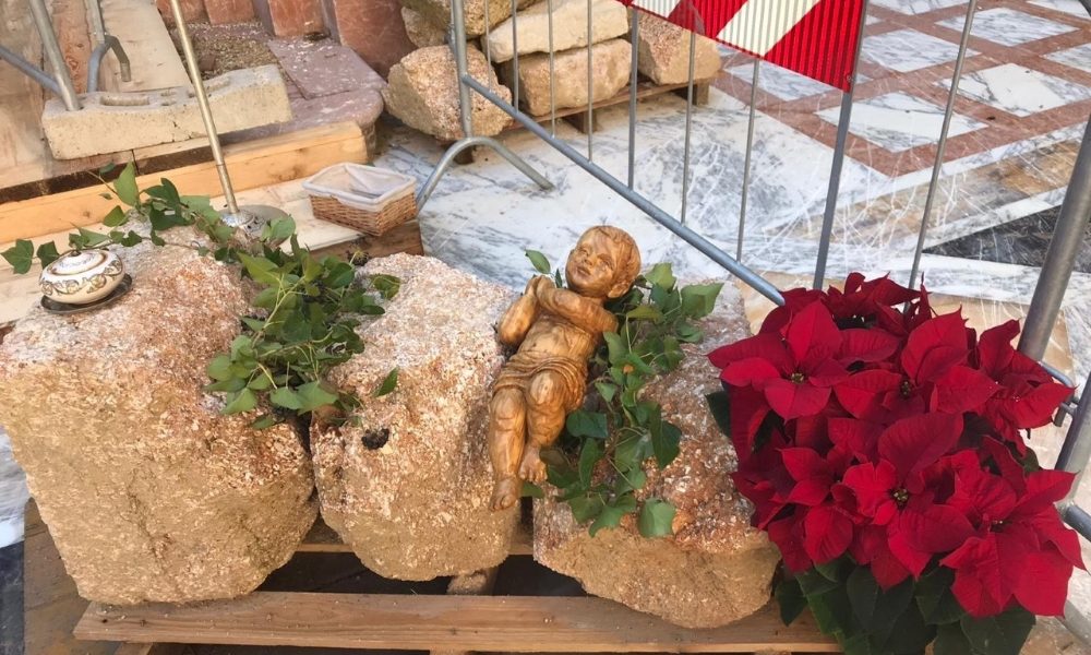 Messa Natale tra macerie chiesa Norcia