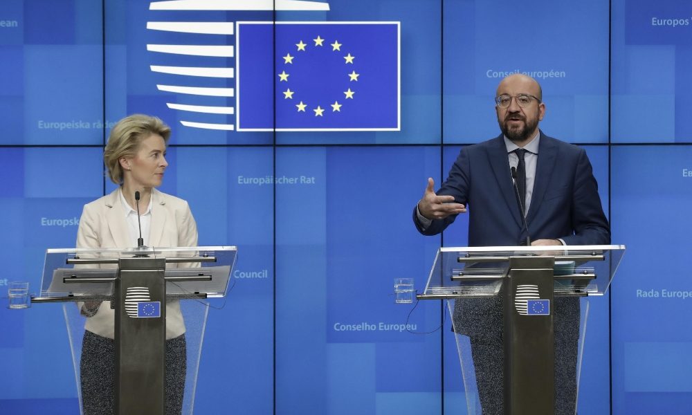 Michel e von der Leyen chiamano Conte