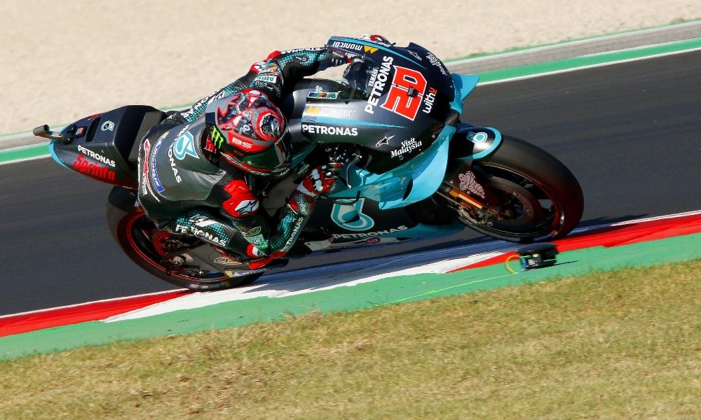 Misano: in libere 2 Quartararo il più veloce, Rossi è quinto