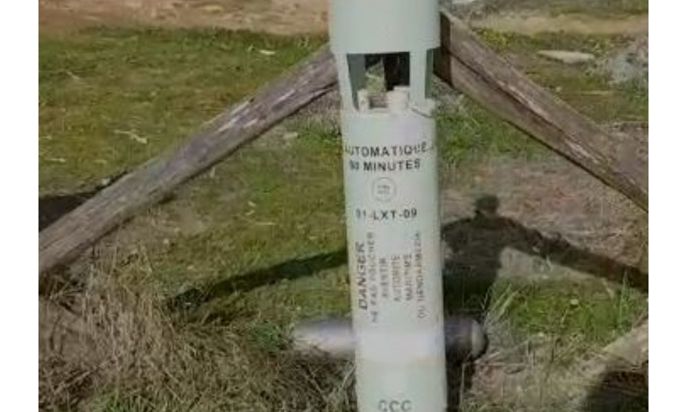 Missile francese in spiaggia Sardegna
