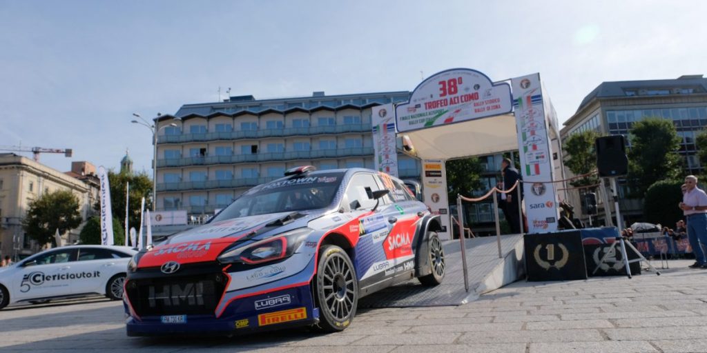 Rally Aci Como-Etv: dopo il primo giorno guidano Corrado Fontana e Alessandro Re