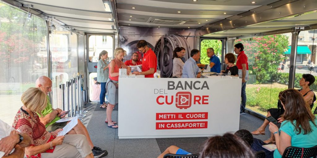 “La banca del cuore” in piazza fino a domani