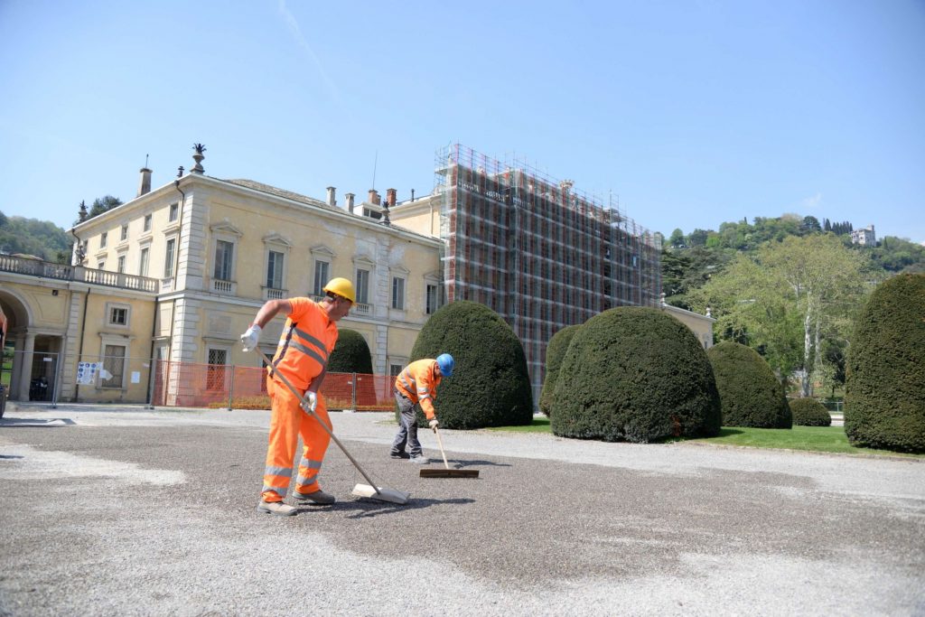 Giardino di Villa Olmo  aperto al pubblico