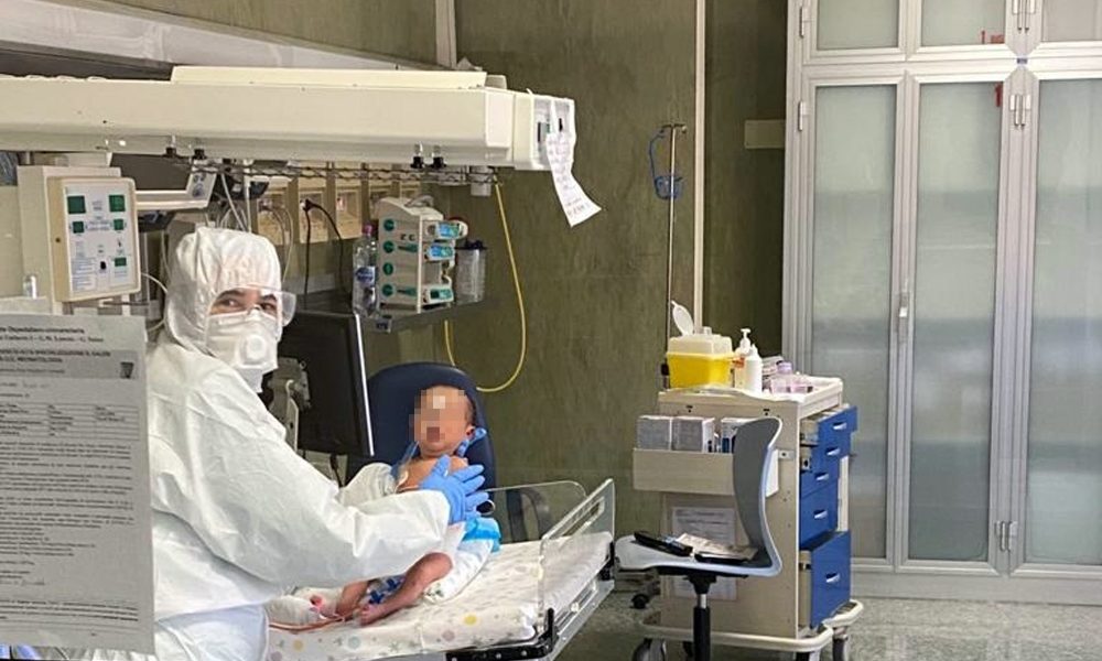 Neonato positivo esce da Rianimazione