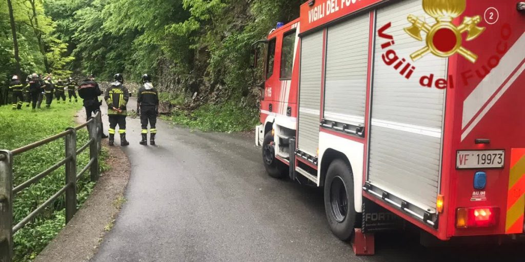 Maltempo, questa mattina smottamento a Valsolda
