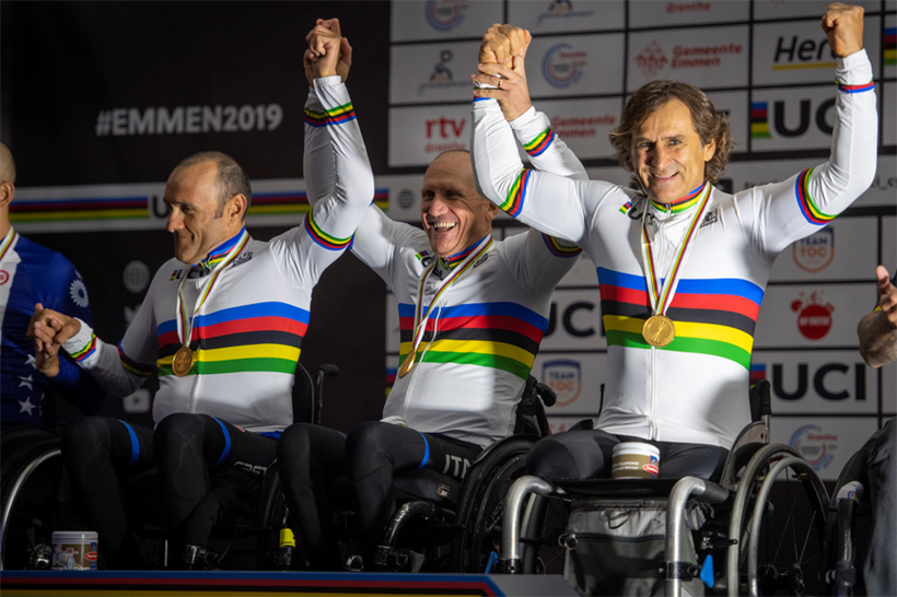 Mondiali, Cecchetto e Amadeo d’oro. Soddisfazioni comasche alle gare paralimpiche di ciclismo