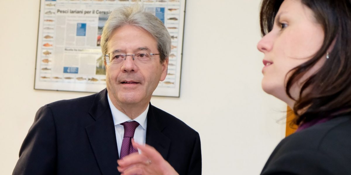 L’ex premier Gentiloni oggi in città. L’intervista a Espansione Tv