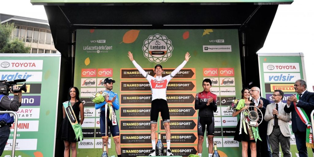 Giro di Lombardia estivo inedito,  duello tra grandi firme. Domani sul Lario l’epilogo della “classica-monumento”