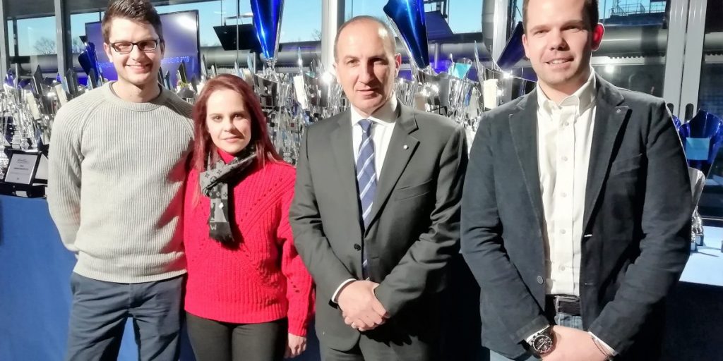 Daniele Settimo alle premiazioni di Monza: «Rally Aci Como-Etv, un evento straordinario»