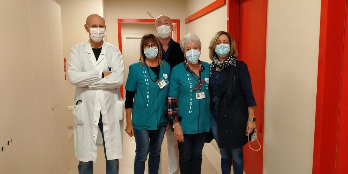 I volontari dell’associazione A.Ma.Te riprendono la loro attività a fianco dei pazienti