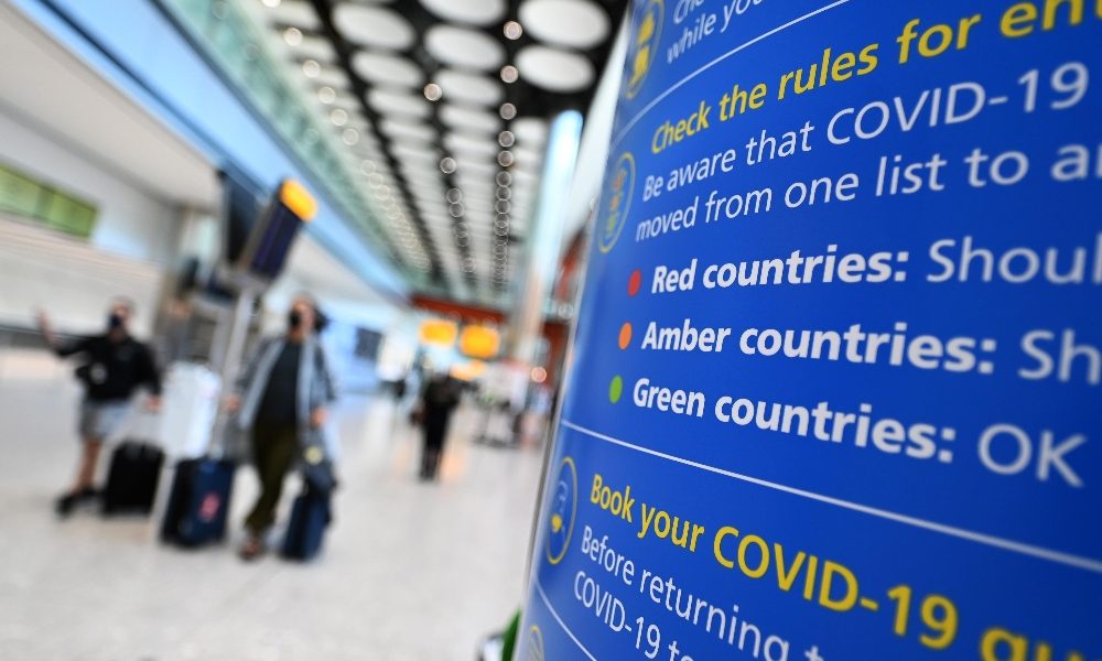 Quarantena in Gb tornando dalla Francia, anche se vaccinati