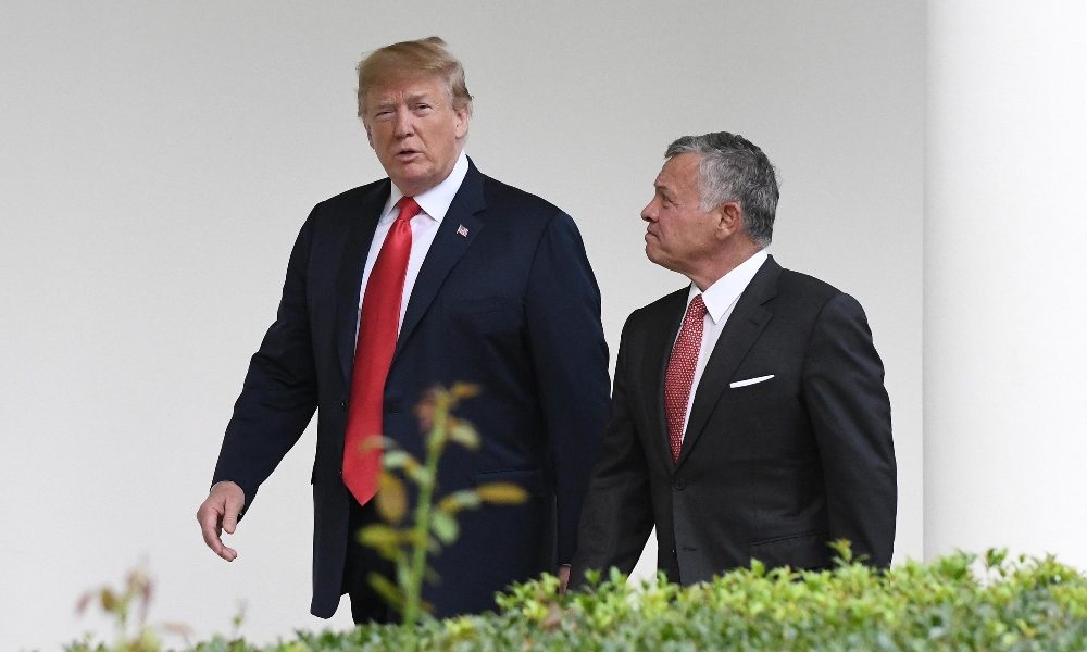 Re Giordania respinge Piano pace Trump