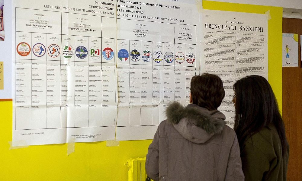 Regionali:affluenza ore 12 al 10,4%,+ 2%