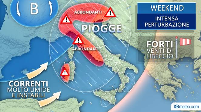 Aggiornamento meteo: tra domani e lunedì rischio nubifragi nel Nord Lombardia