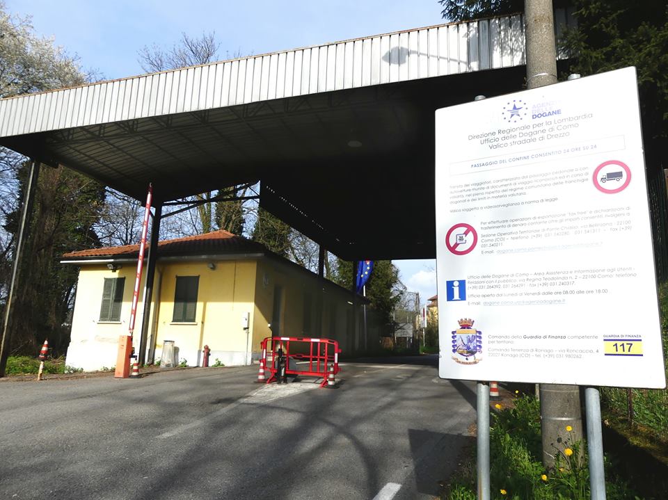 Furti nel Sottoceneri: un italiano e un croato arrestati al valico di Pedrinate